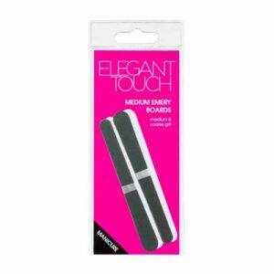 ELEGANT TOUCH  MEDIUM EMERY BOARD X8 (PRL)