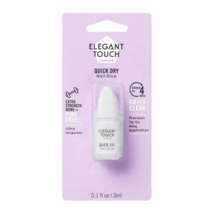 ELEGANT TOUCH 5 SEC QUICK DRY NAIL GLUE CLEAR (PRL)
