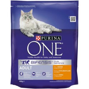 PURINA ONE ADULT CAT CHICKEN & WHOLEGRAINS 800G
