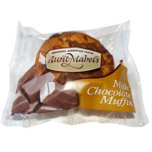 AUNT MABELS MILK CHOCOLATE MUFFIN 100G
