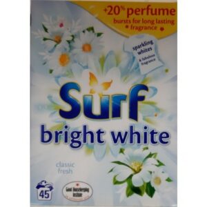 SURF POWDER BRIGHT WHITES 45WASHES 3.185KG