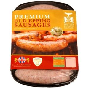 BRITISH PREMIUM SAUSAGES OLD EPPING SAUSAGES 454G