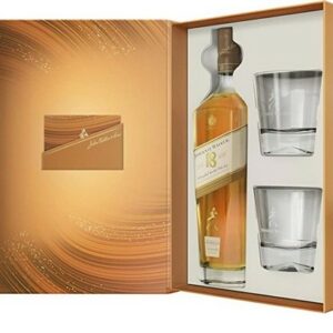 JOHNNIE WALKER 18 YEAR OLD + GLASSES 200TH AN 70CL