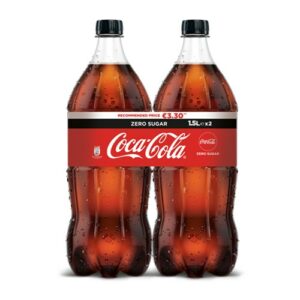 COCA COLA COKE ZERO 2X1.5L