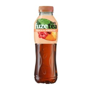 FUZETEA BLACK TEA PEACH & HIBISCUS 50CL