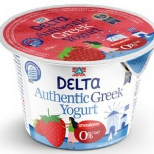 DELTA GREEK YOG 0% STRAWBERRY 150G