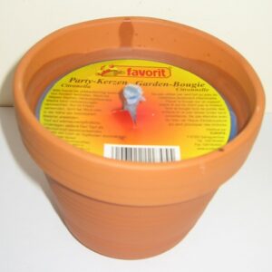 FAVORIT CITRONELLA CANDLE IN A CLAY PT
