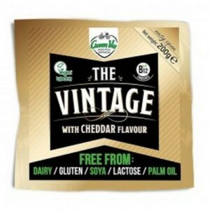 GREEN VIE VINTAGE CHEDDAR FLAVOUR BLOCK 200G