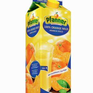 PFANNER ORANGE PULP 100% 2L
