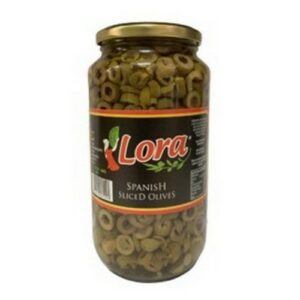 LORA SLICED GREEN OLIVES 900G