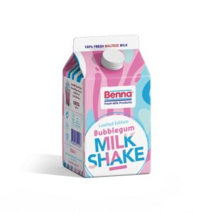 BENNA BUBBLEGUM MILKSHAKE FLAVOUR 500ML