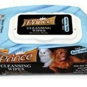 PRINCE BABY POWDER CLEANING WIPES X80