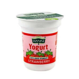 HANINI YOGURT STRAWBERRY W/ VITAMIN D 160G